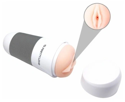 LyBaile Pretty Love Kitty Super Stroker мастурбатор вагина, 20.5х8.4 см (телесный)